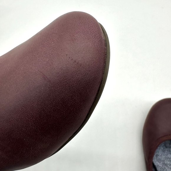 Dr Scholls Shoes Womens Ballet Flats Slip On Foam Technology Burgundy 6 M - Picture 6 of 9